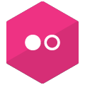 flckr hex icon